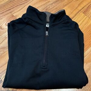 Columbia Men Black 1/4 Zip - Sized Large